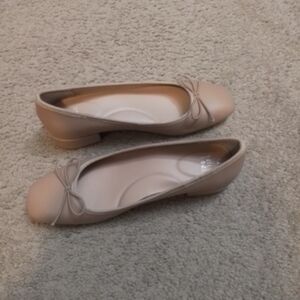 Time and Tru Nude Ballet Flats